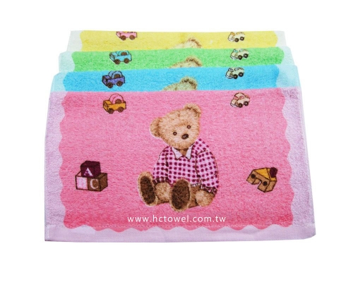 2419 滿版櫻桃熊